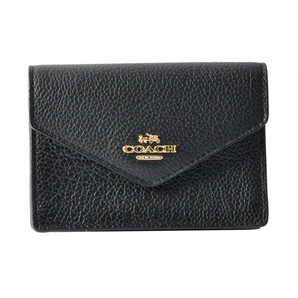 コーチ COACH 55749 Li/Black（LIBLK） エンベロープ カードケース 小銭入れ・キーリング付 マルチケース ENVELOPE CARD CASE