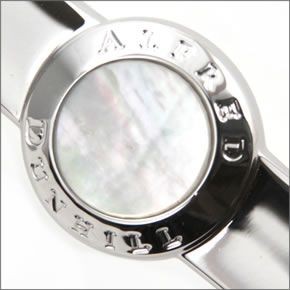 ダンヒル TIE BAR タイバー メンズ ネクタイピン シルバー/ホワイトマザーオブパール JSB8103H