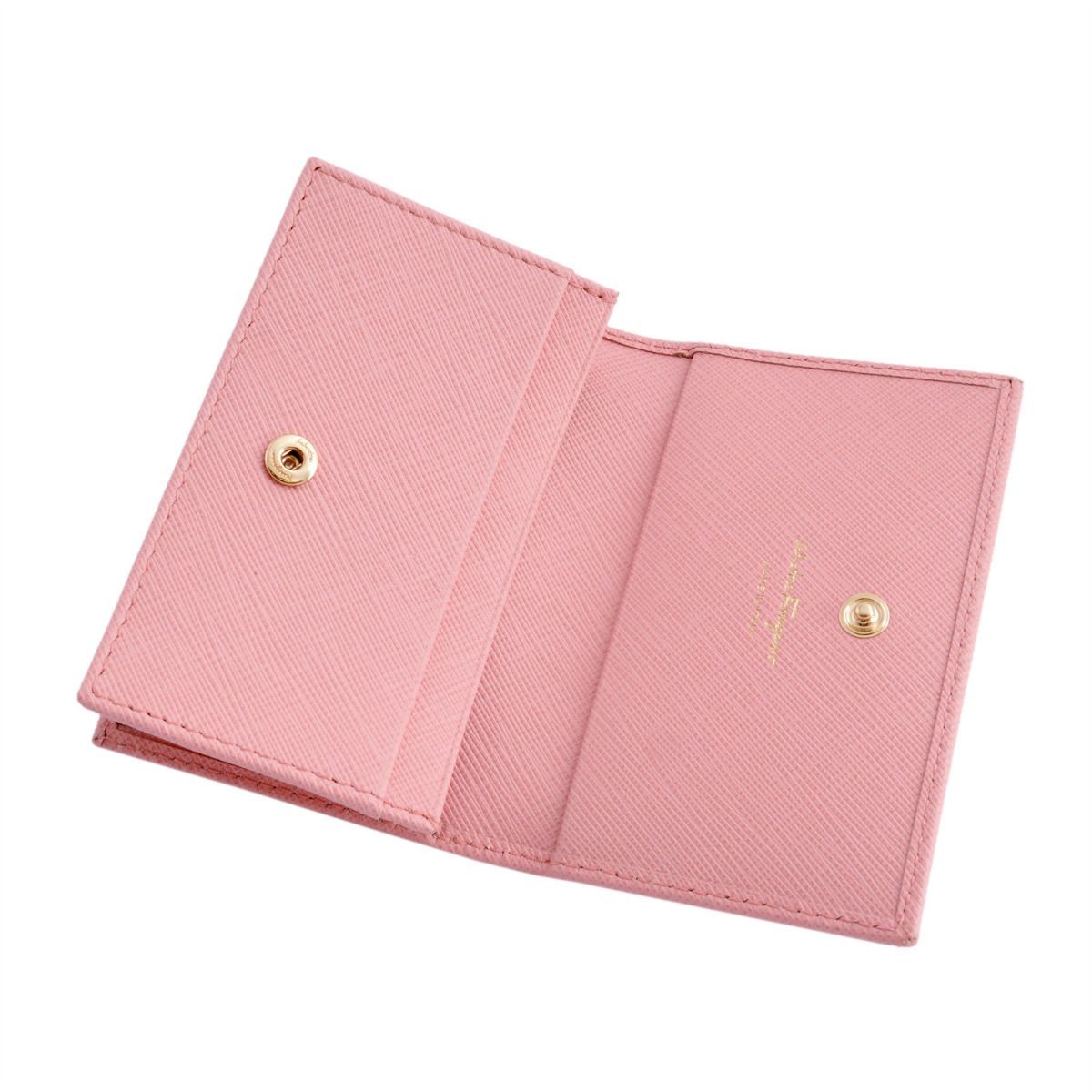 サルバトーレフェラガモ Salvatore Ferragamo 22C330 642327 ballerine GANCINI ガンチーニ カードケース 名刺入れ