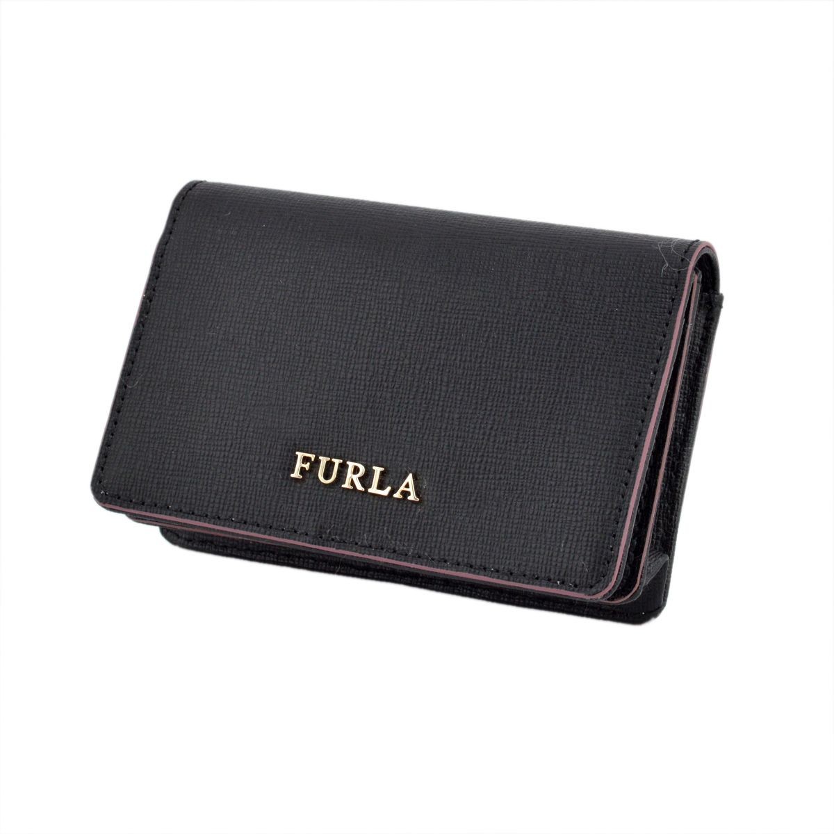 フルラ FURLA 825634 PQ40 B30 ONYX/PETALO バイカラー カードケース 名刺入れ BABYLON