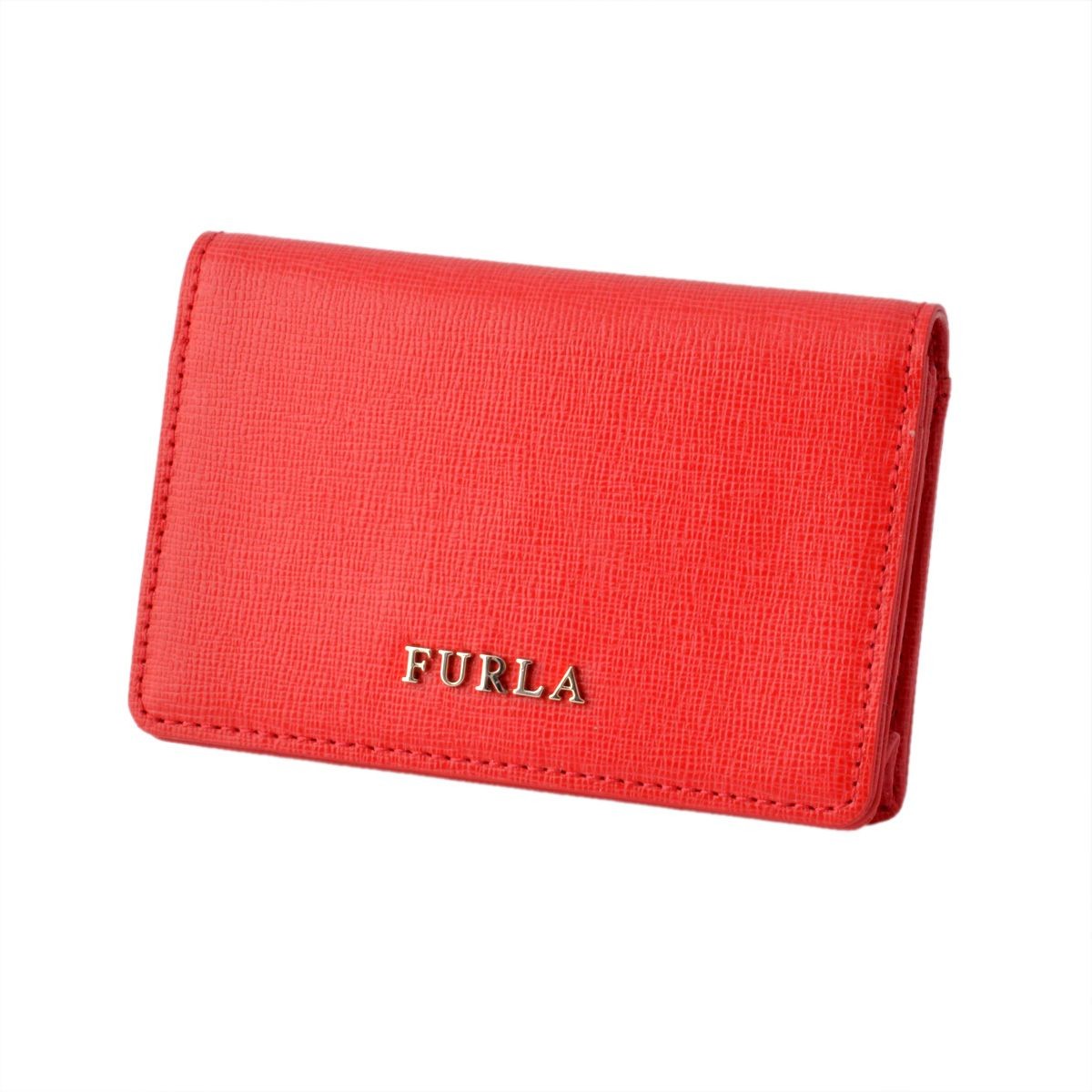 フルラ FURLA 828125 PQ40 B30 ROSSO バビロン 名刺入れ カードケース BABYLON BUSINESS CARD CASE