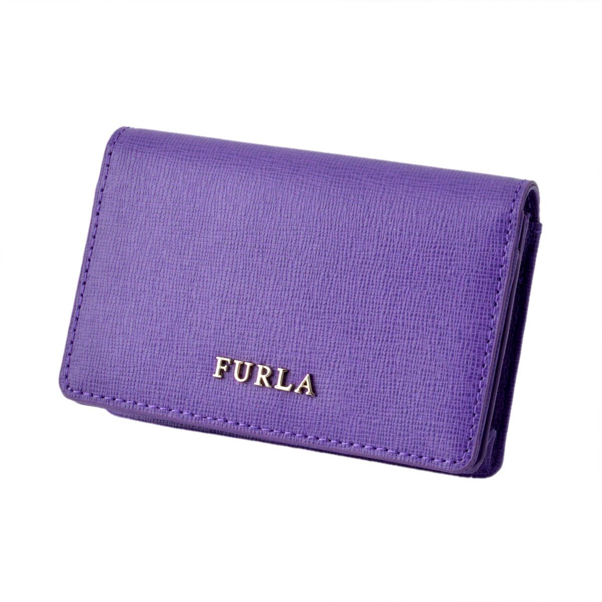 フルラ FURLA 828126 PQ40 B30 VIOLA バビロン 名刺入れ カードケース BABYLON BUSINESS CARD CASE