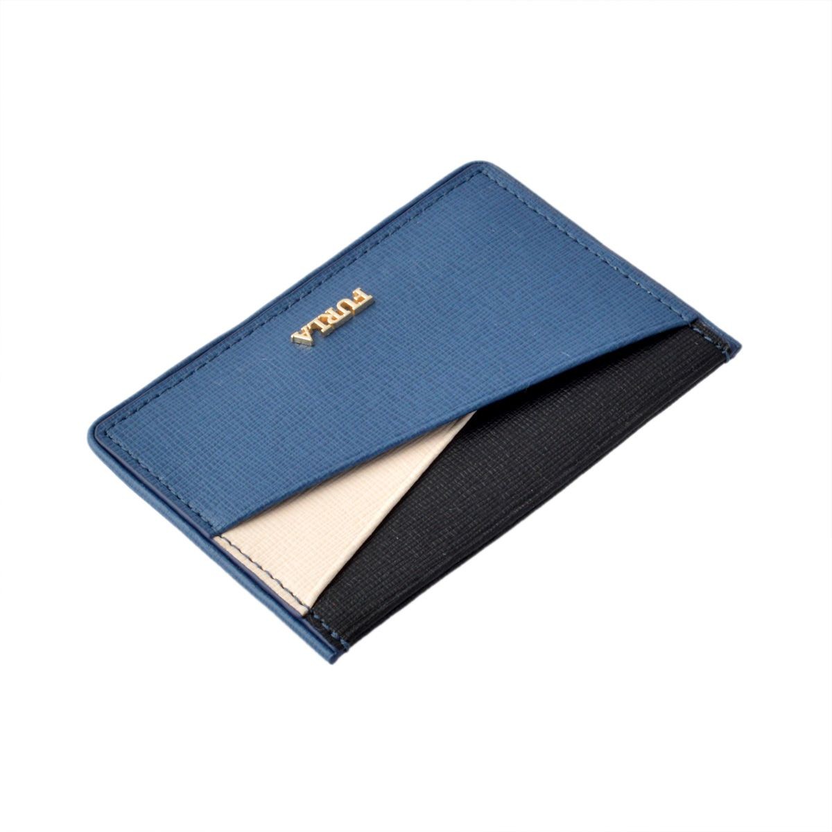 フルラ FURLA 830069 PO90 B30 BLU COBALTO ペーパームーン 3配色 カードケース 名刺入れ PAPERMOON CREDIT CARD CASE