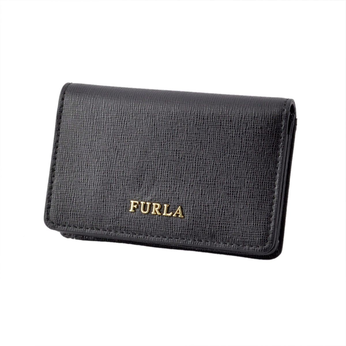 フルラ FURLA 839273 PQ40 B30 ONYX バビロン 名刺入れ カードケース BABYLON BUSINESS CARD CASE