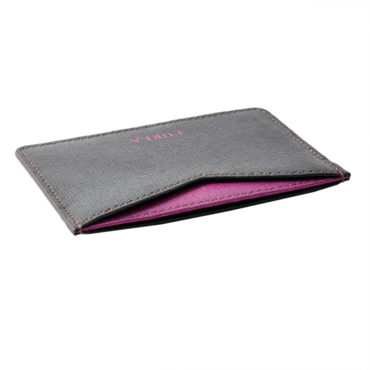 フルラ FURLA 904402 ONYX+AMARENA PS28 B30 ジョイア カラーブロック 名刺入れ カードケース GIOIA S CREDIT CARD CASE
