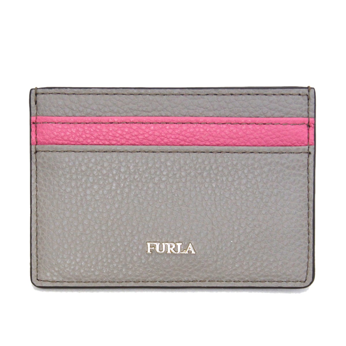 フルラ FURLA 924417 SABBIA+ORTENSIA PU01 OAS バビロン カラーブロック 名刺入れ カードケース BABYLON S CREDIT CARD CASE