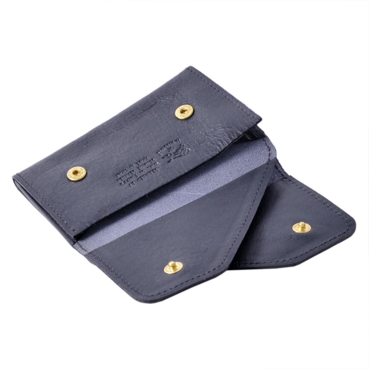 イルビゾンテ IL BISONTE C0506/MP 137 Blu カードケース 名刺入れ CARD CASE