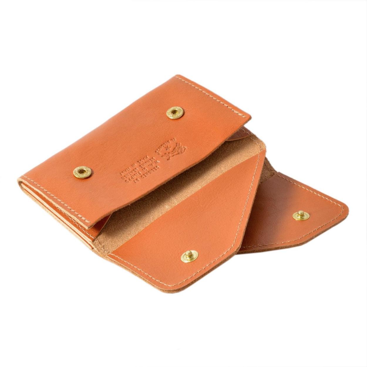 イルビゾンテ IL BISONTE C0506/MP 145 Caramel カードケース 名刺入れ CARD CASE