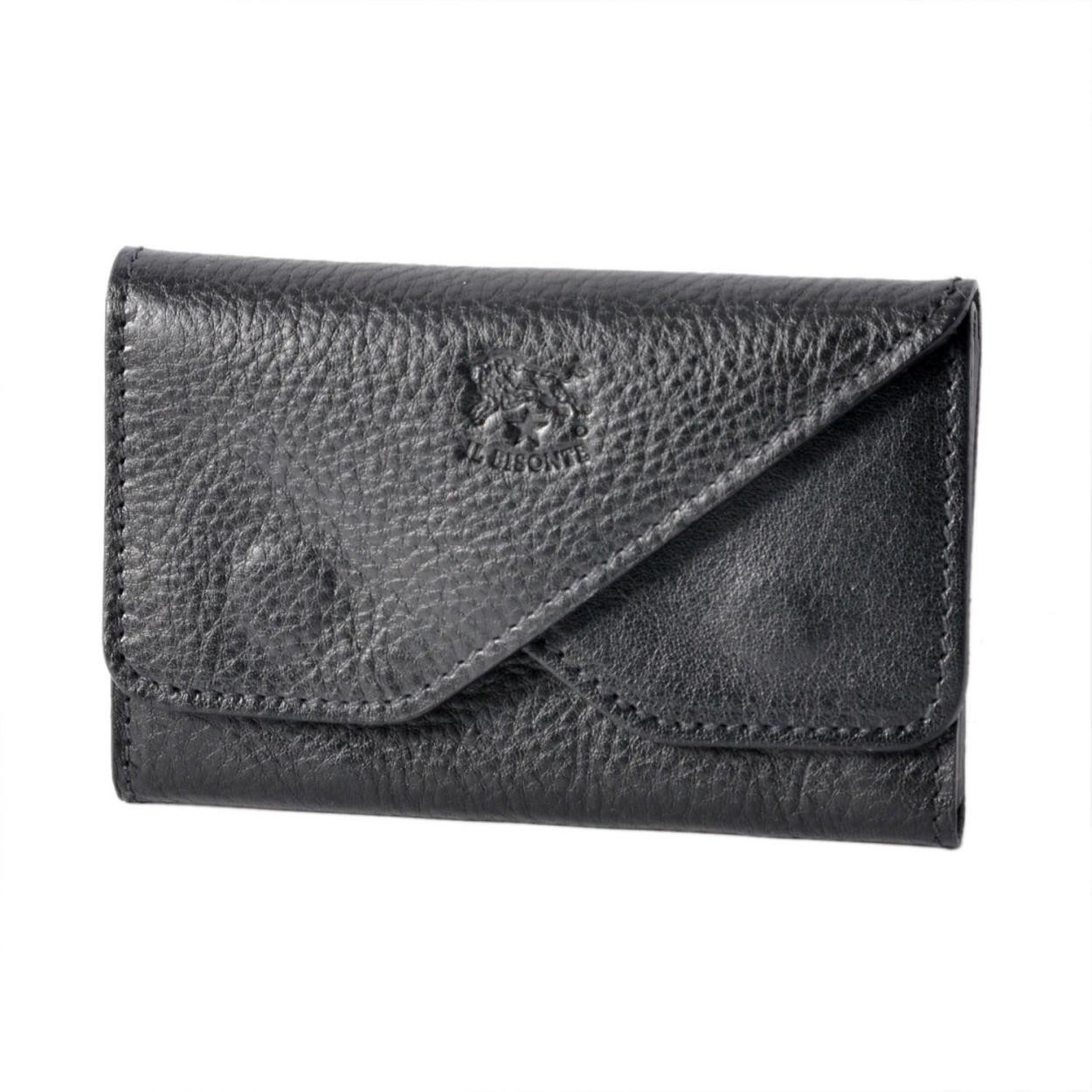 イルビゾンテ IL BISONTE C0506/MP 153 Nero カードケース 名刺入れ CARD CASE