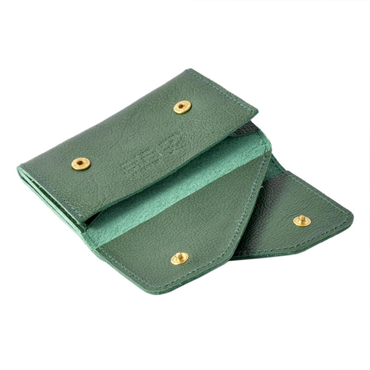 イルビゾンテ IL BISONTE C0506/MP 293 Verde カードケース 名刺入れ CARD CASE