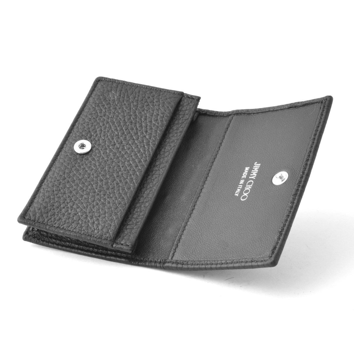 ジミーチュウ JIMMY CHOO NELLO/DCS 010003 BLACK クリスタルスター＆スタースタッズ カードケース 名刺入れ