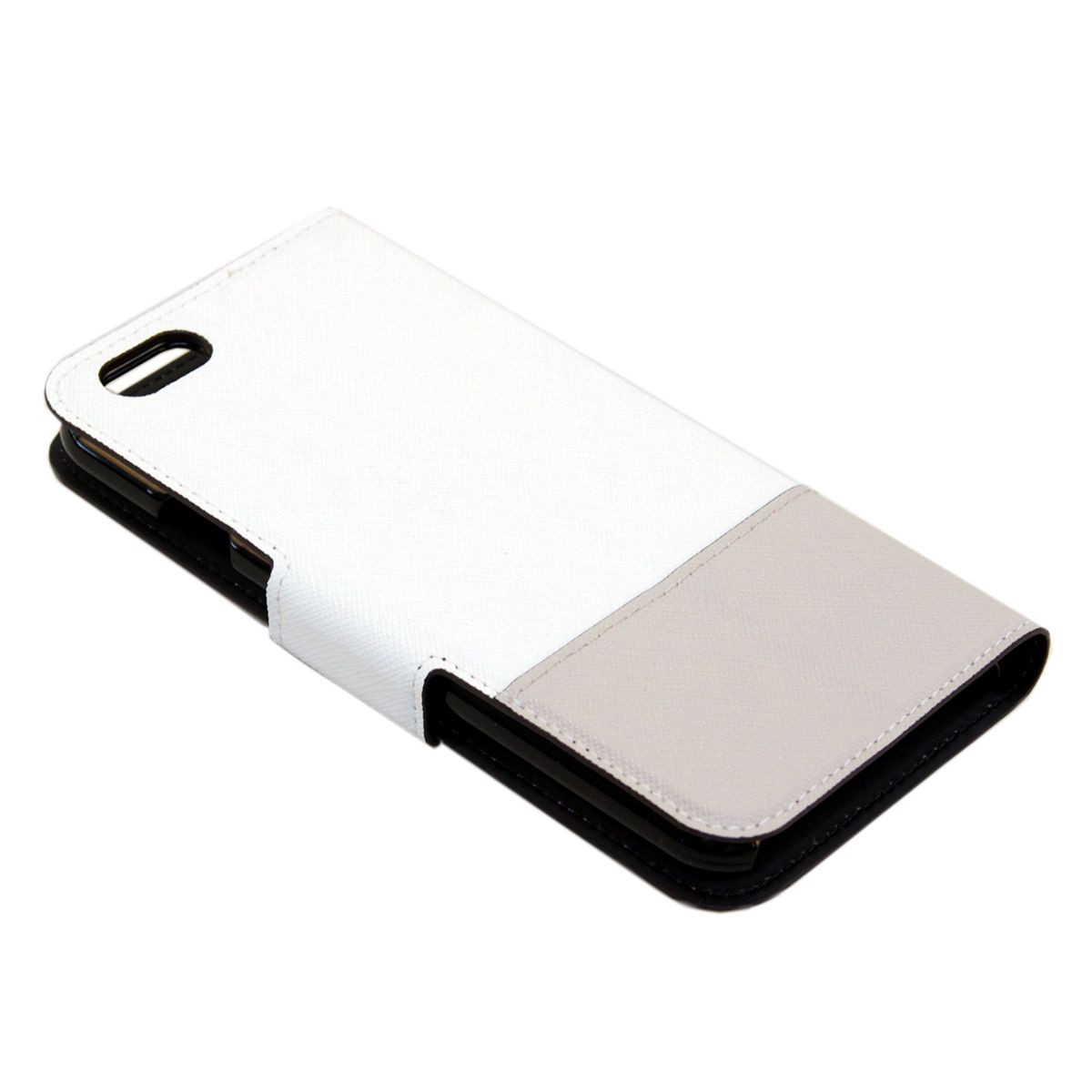 ケイトスペード Kate Spade 8ARU1091 267 Cement/Crisp Linen バイカラー 手帳型 アイフォンケース （iphone6・6s専用） スマホカバー Cedar Street IPhone 6 Leather Wrap Folio