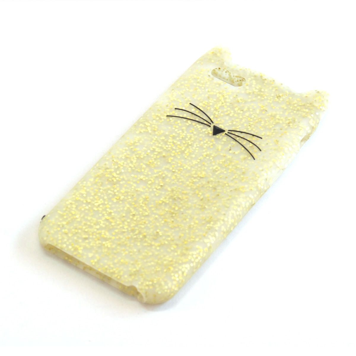 ケイトスペード Kate Spade 8ARU1571 743 Gold Glitter ネコモチーフ 猫型 アイフォンケース （iphone6・6s専用） スマホカバー Glitter Cat IPhone 6
