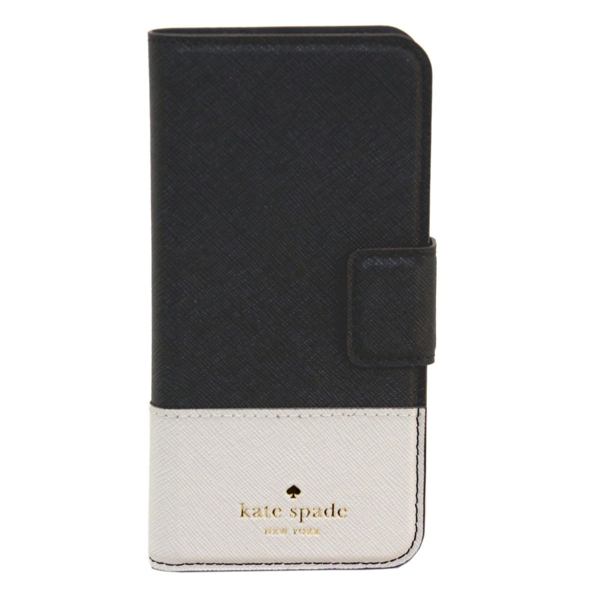 ケイトスペード Kate Spade 8ARU1091 004 Black/Pebble バイカラー 手帳型 アイフォンケース （iphone6・6s専用） スマホカバー Cedar Street IPhone 6 Leather Wrap Folio