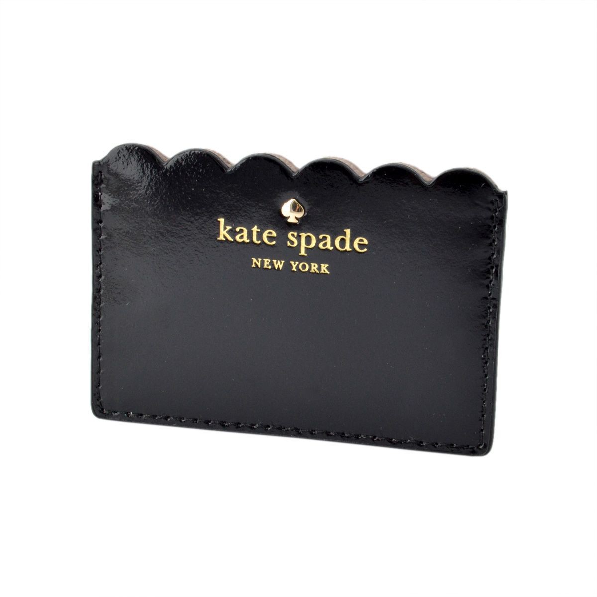ケイトスペード Kate Spade PWRU5164 290 スカラップデザイン バイカラー カードケース 名刺入れ LILY AVENUE PATENT card holde