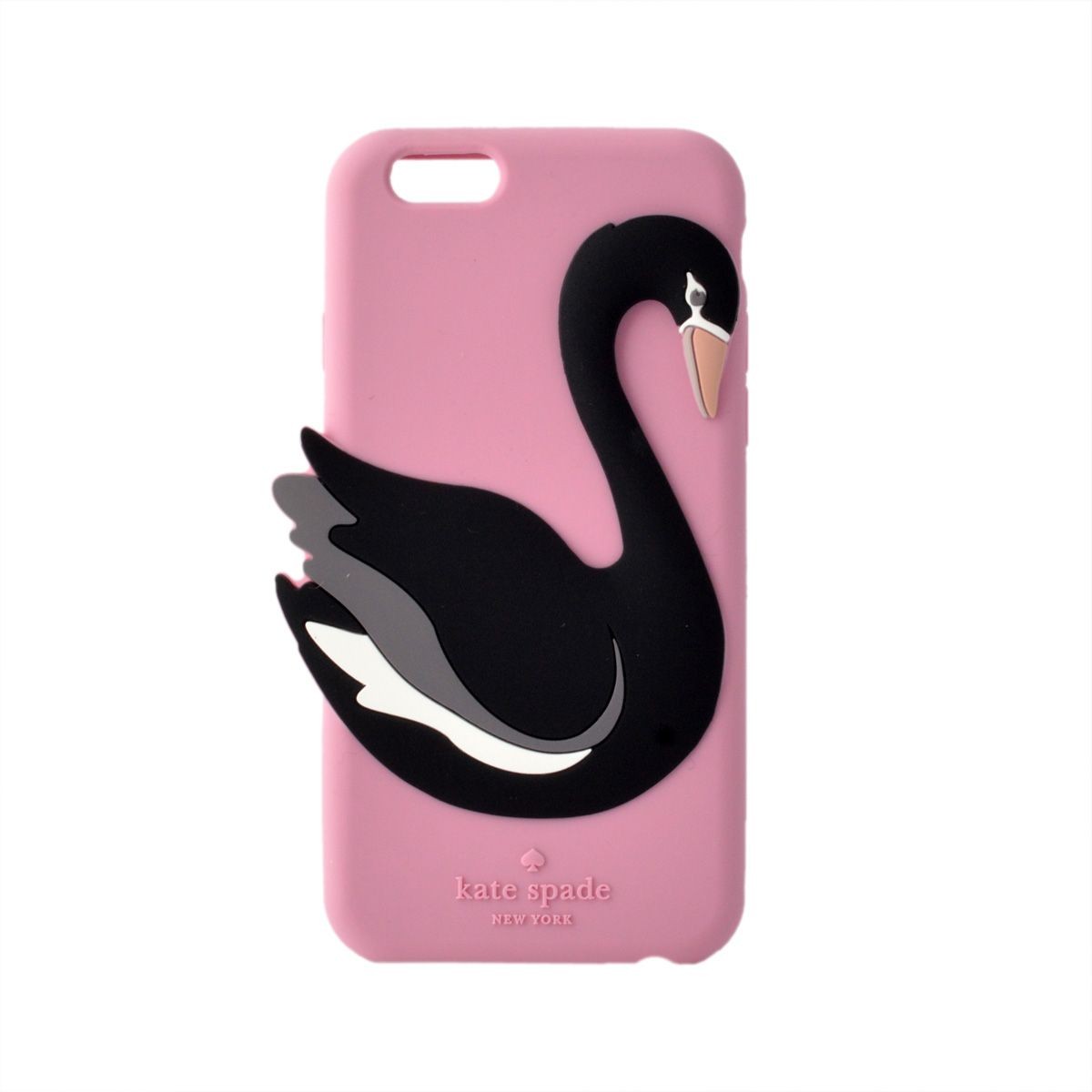 ケイトスペード Kate Spade 8ARU1607 673 スワンモチーフ アイフォンケース （iPhone 6/6S専用） スマホカバー IPHONE CASES silicone swan - 6