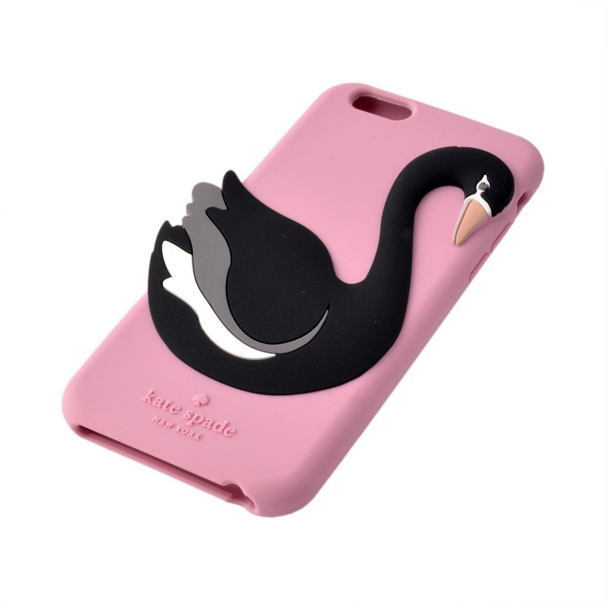 ケイトスペード Kate Spade 8ARU1607 673 スワンモチーフ アイフォンケース （iPhone 6/6S専用） スマホカバー IPHONE CASES silicone swan - 6