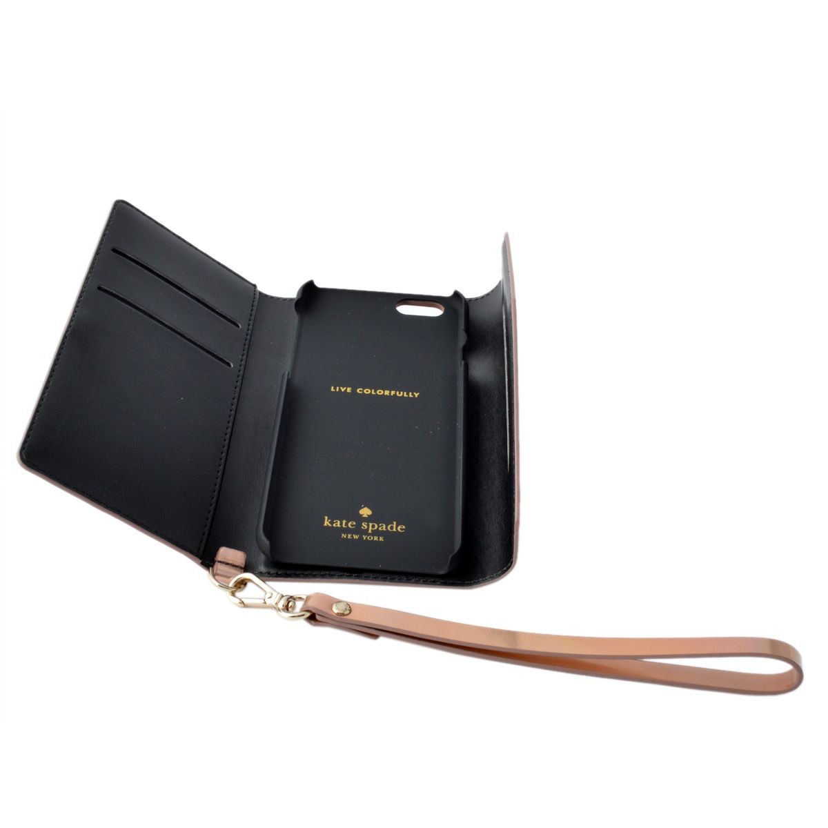ケイトスペード Kate Spade 8ARU1567 717 メタリック エンベロープ ストラップ付 アイフォンケース （iphone6・6s専用） スマホバッグ IPHONE CASES envelope wrap folio - 6