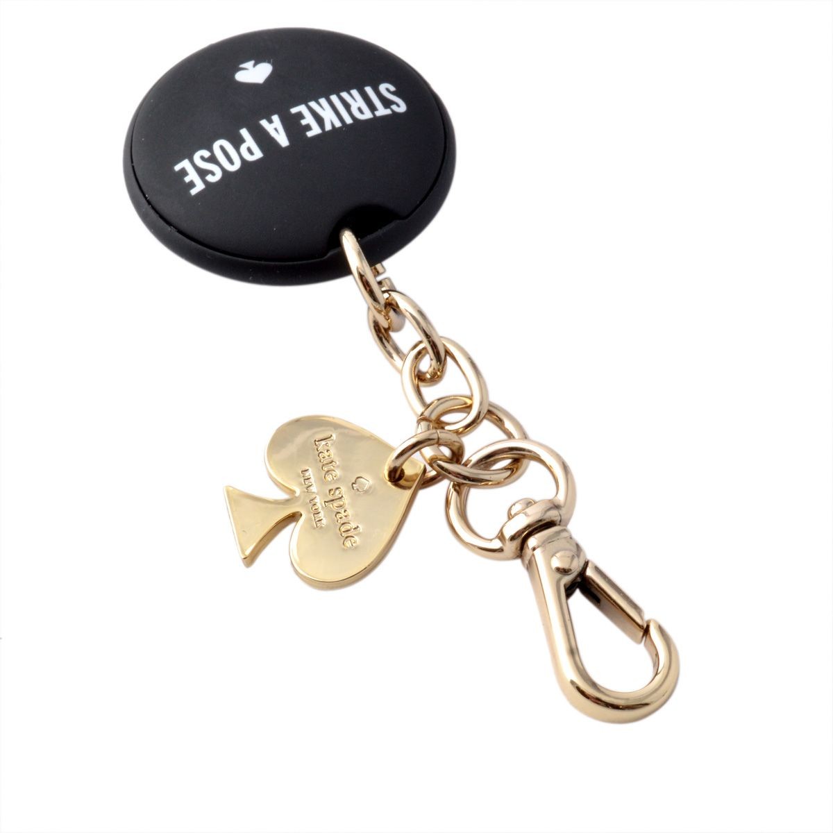 ケイトスペード Kate Spade 8ARU1625 050 Bluetooth スマホカメラ セルフシャッターボタン付 キーリング バックチャーム TECH ACCESSORIES selfie remote button