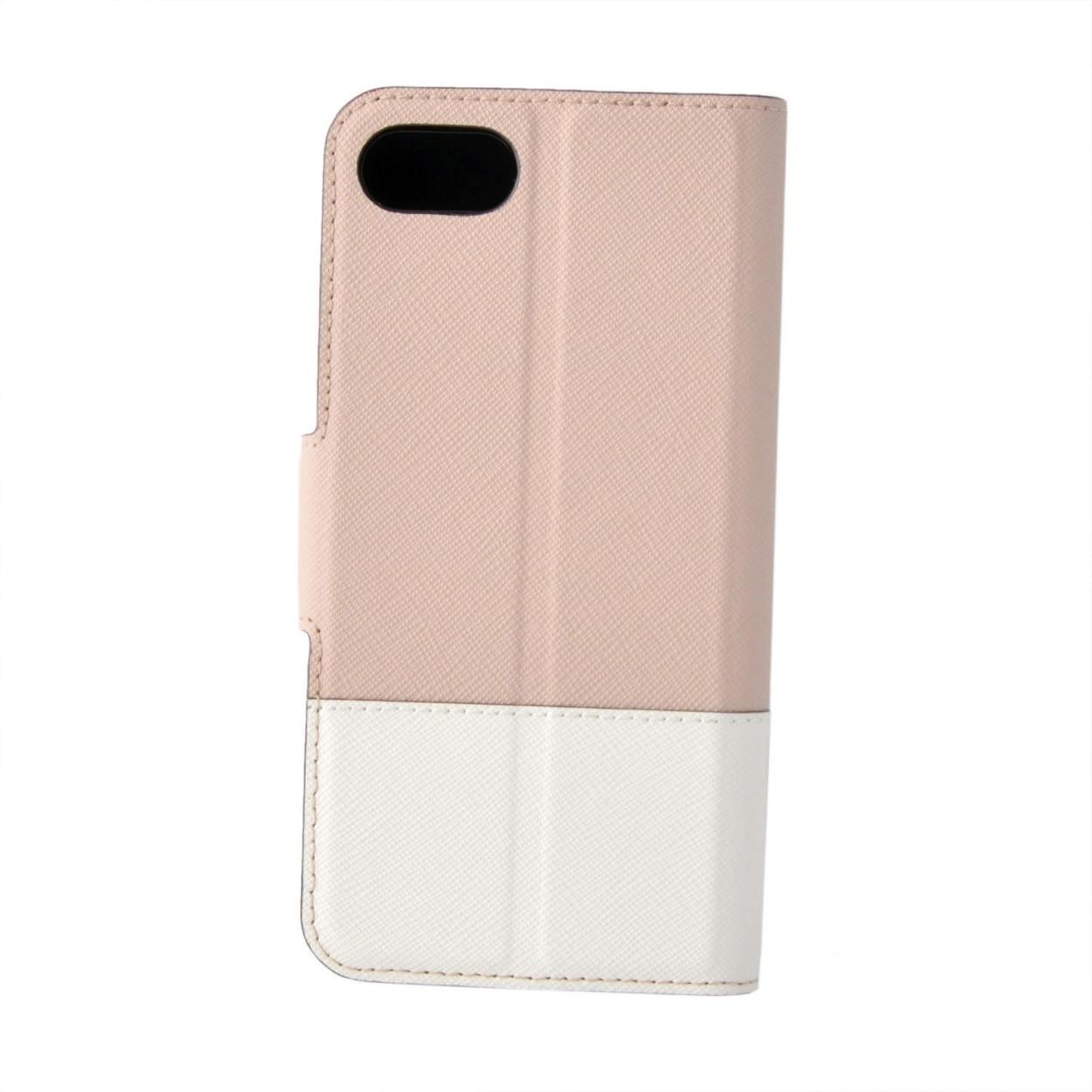 ケイトスペード Kate Spade 8ARU1645 908 バイカラー 手帳型 アイフォン7専用ケース スマートフォンカバー IPHONE CASES LEATHER WRAP FOLIO - 7