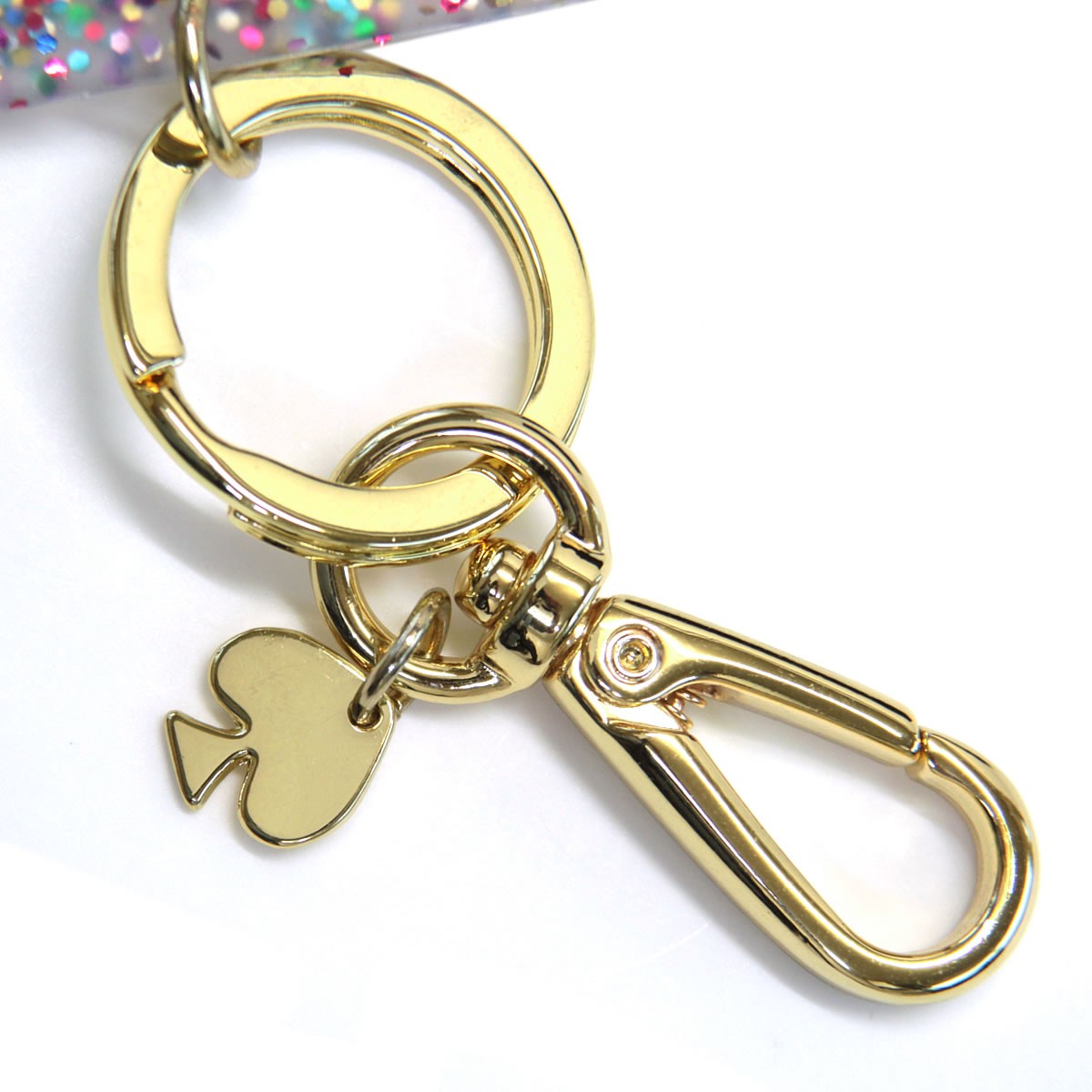 ケイトスペード Kate Spade 175736 Multi Glitter パス（定期）・カード入れ バッグチャーム IDホルダー WHY HELLO THERE ID CLIP