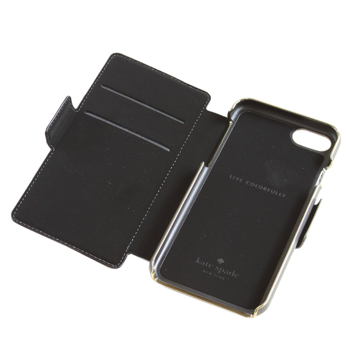ケイトスペード Kate Spade 8ARU2061 974 カメラモチーフ 手帳型 アイフォン7専用ケース スマートフォンカバー Camera Folio - 7 I-phone case