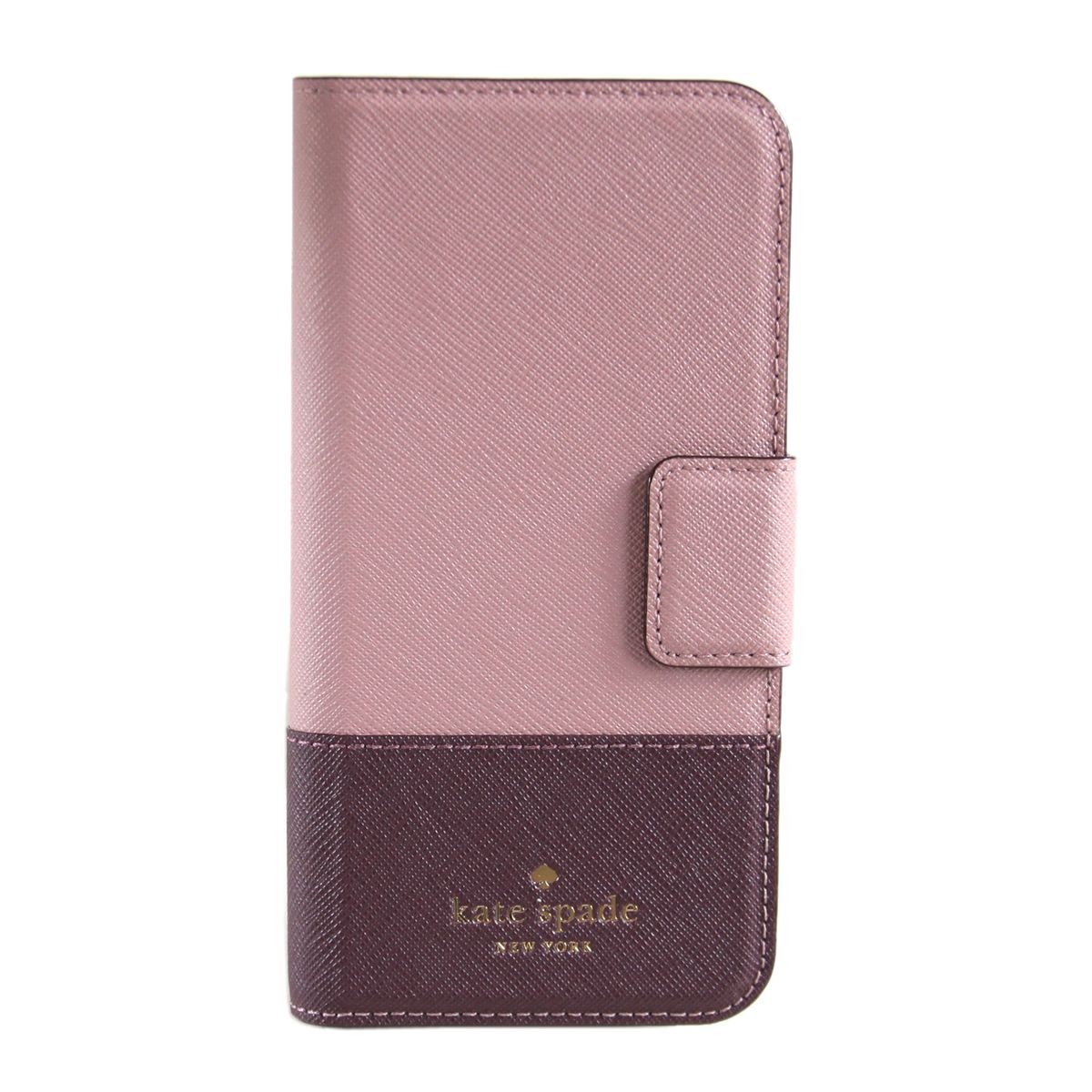 ケイトスペード Kate Spade 8ARU2154 694 バイカラー 手帳型 アイフォン7専用ケース スマートフォンカバー Leather Wrap Folio - 7 I-phone case