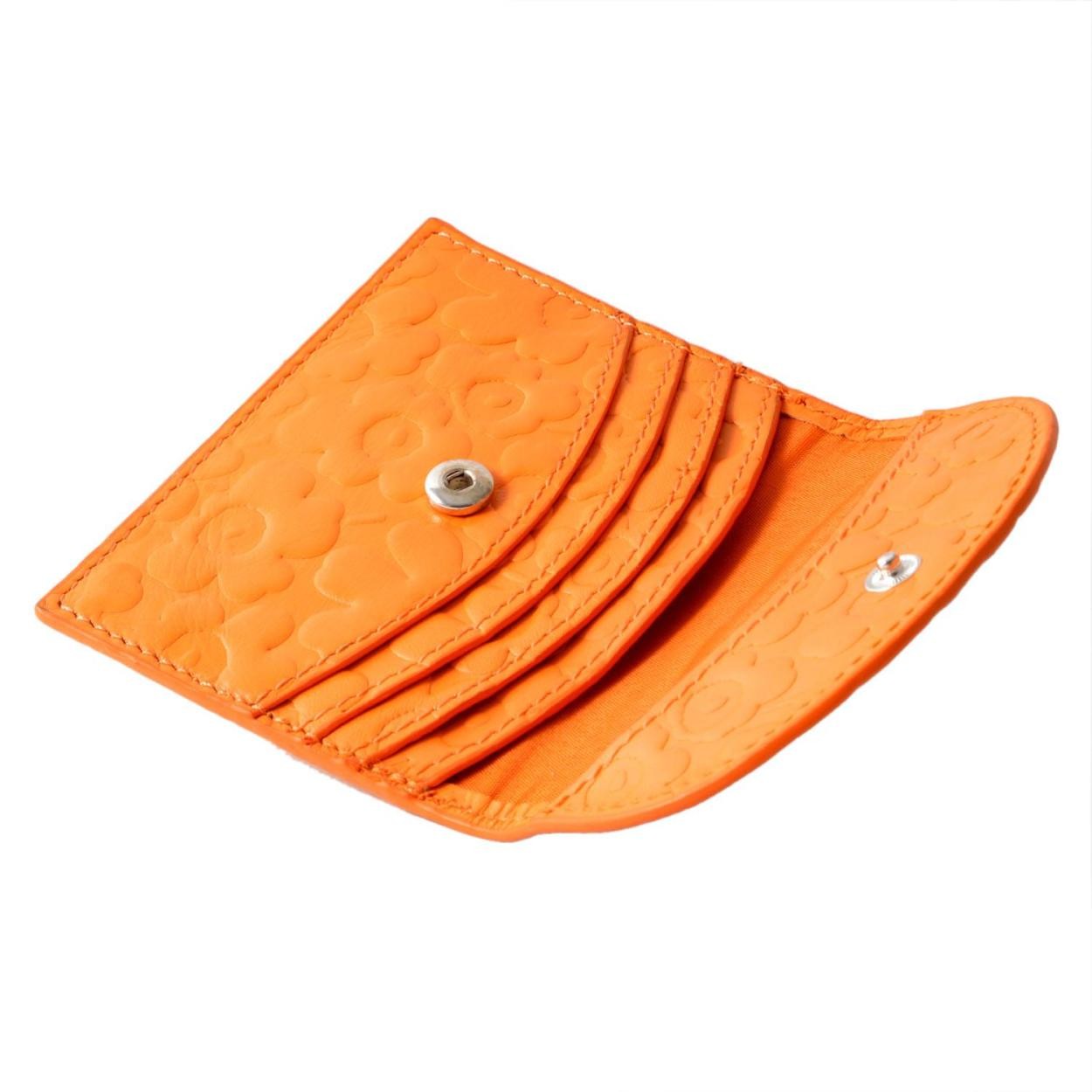 マリメッコ marimekko 045423 200 エンボス ウニッコ型押しレザー カードケース 小銭＆カード入れ EMBOSSED-UNIKKO KARRI