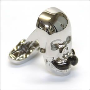 ポールスミス Dressed Skull Cufflinks メンズ カフスボタン スカルモチーフ シルバー ≪2013AW≫ AJXA CUFF SKULL 1Z