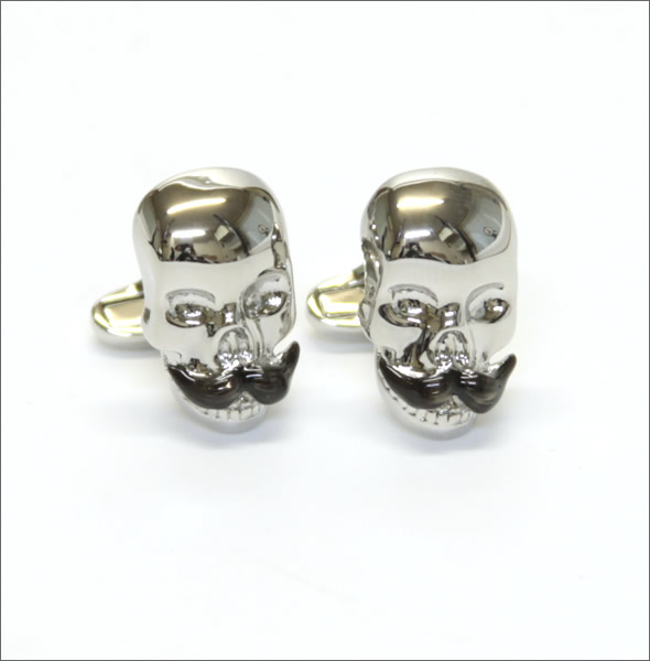 ポールスミス Dressed Skull Cufflinks メンズ カフスボタン スカルモチーフ シルバー ≪2013AW≫ AJXA CUFF SKULL 1Z