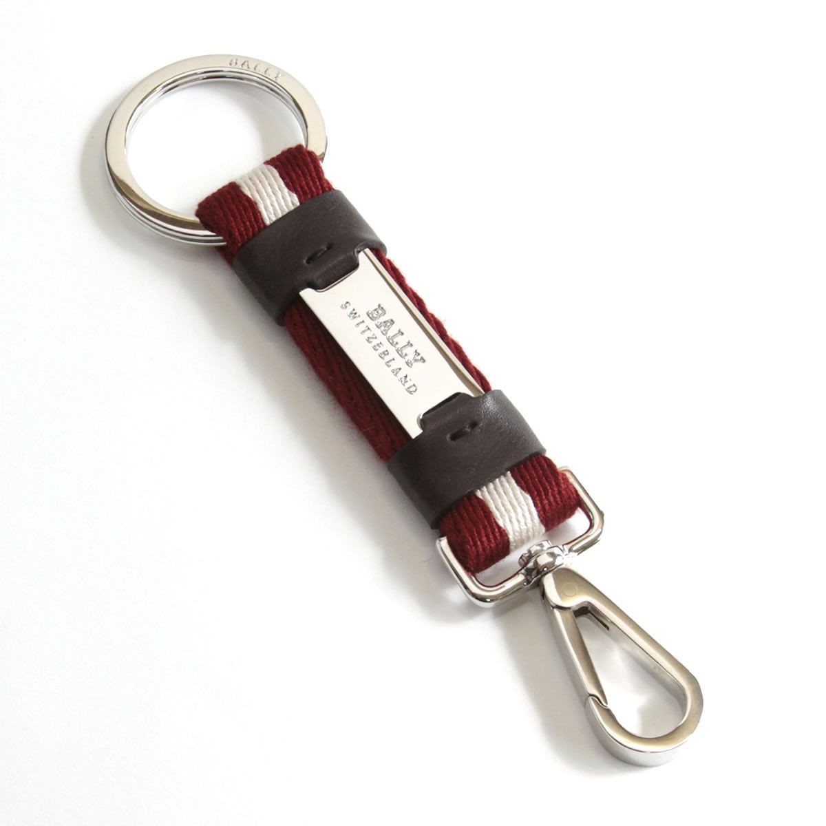 バリー BALLY SASSEL-T.SA 181 6174237 フック付 キーリング キーホルダー