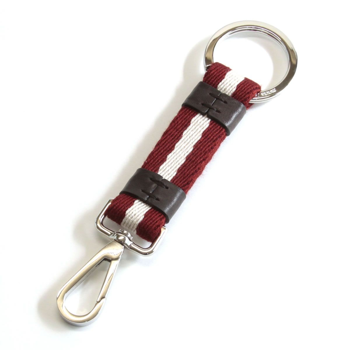 バリー BALLY SASSEL-T.SA 181 6174237 フック付 キーリング キーホルダー