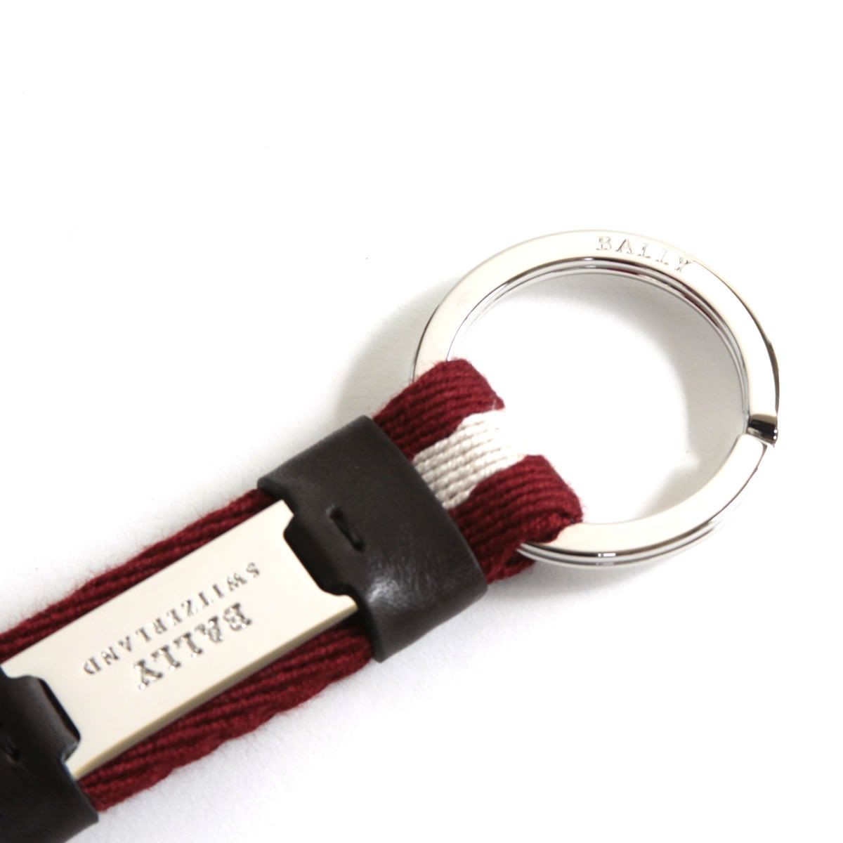 バリー BALLY SASSEL-T.SA 181 6174237 フック付 キーリング キーホルダー