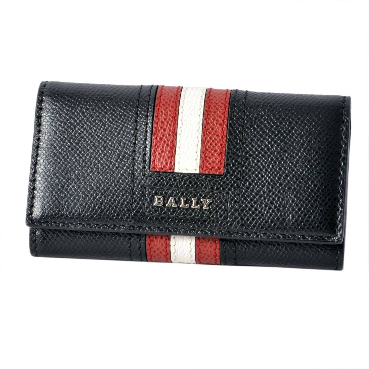 バリー BALLY TALTOS.LT 10 6218043 バリーストライプ 4連 キーケース