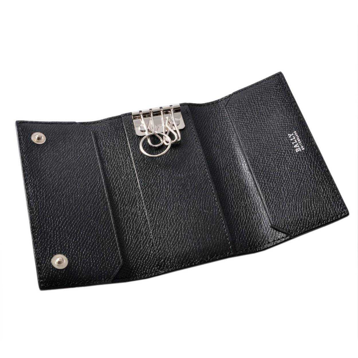 バリー BALLY TALTOS.LT 10 6218043 バリーストライプ 4連 キーケース
