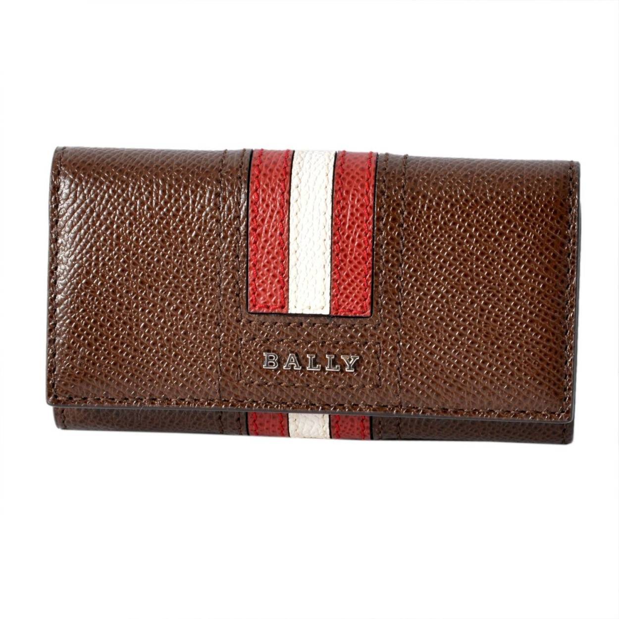 バリー BALLY TALTOS.LT 11 6218044 バリーストライプ 4連 キーケース