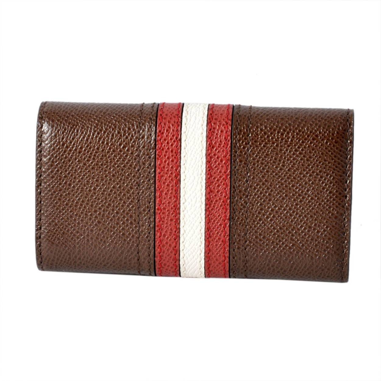 バリー BALLY TALTOS.LT 11 6218044 バリーストライプ 4連 キーケース