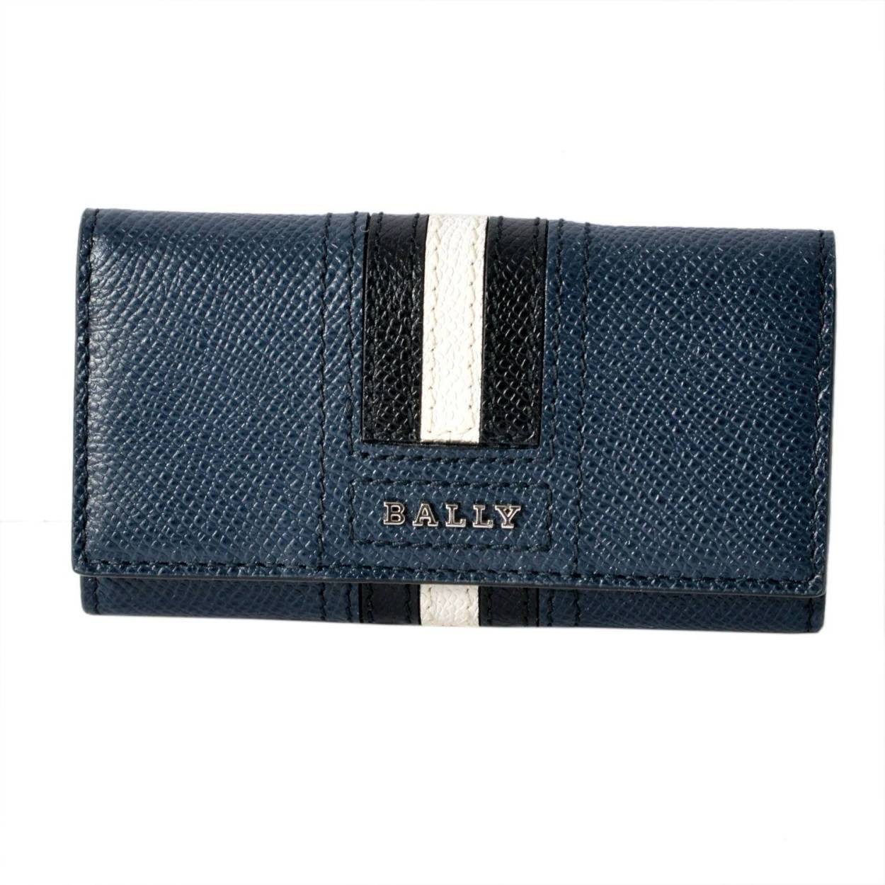 バリー BALLY TALTOS.LT 17 6218045 バリーストライプ 4連 キーケース