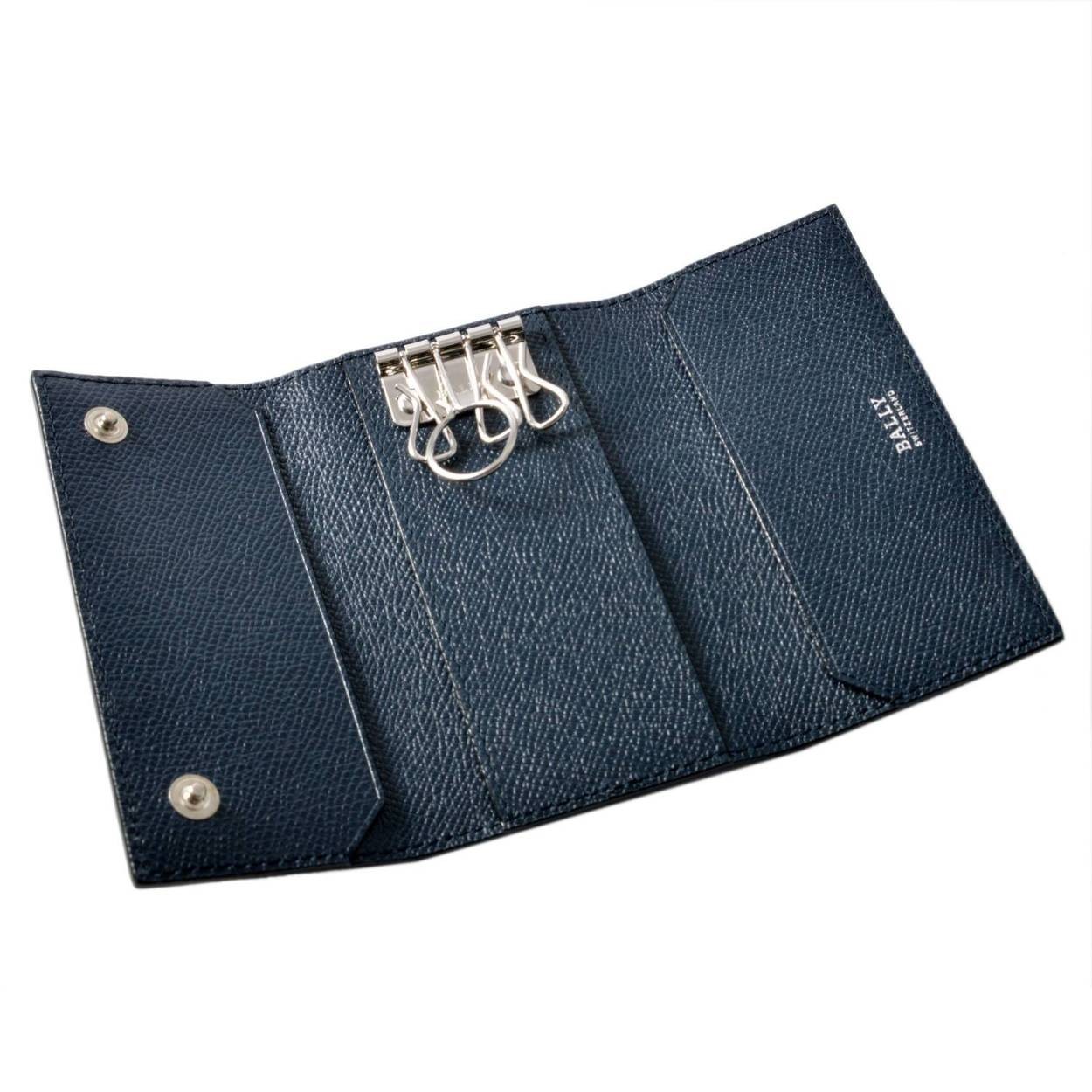 バリー BALLY TALTOS.LT 17 6218045 バリーストライプ 4連 キーケース