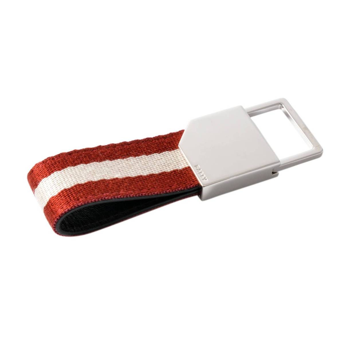 バリー BALLY TANCY TSP 26 6206071 バリーストライプ キーリング キーホルダー