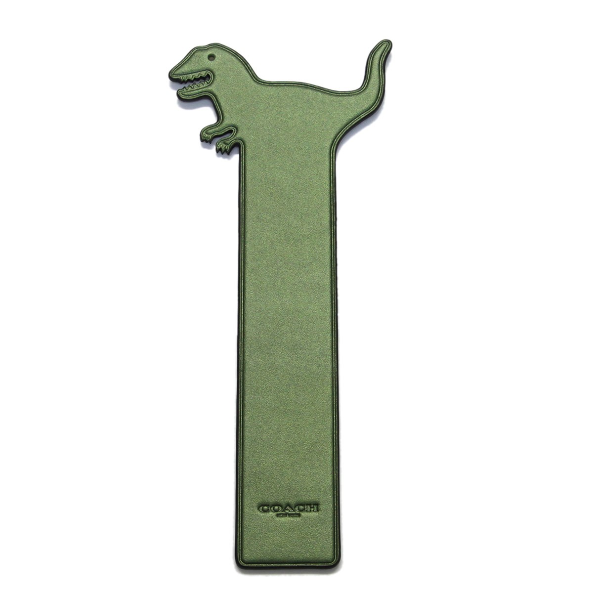 コーチ COACH 23713 Metallic Lime (MO0) レキシー レザー ブックマーク 本用 しおり REXY BOOKMARK