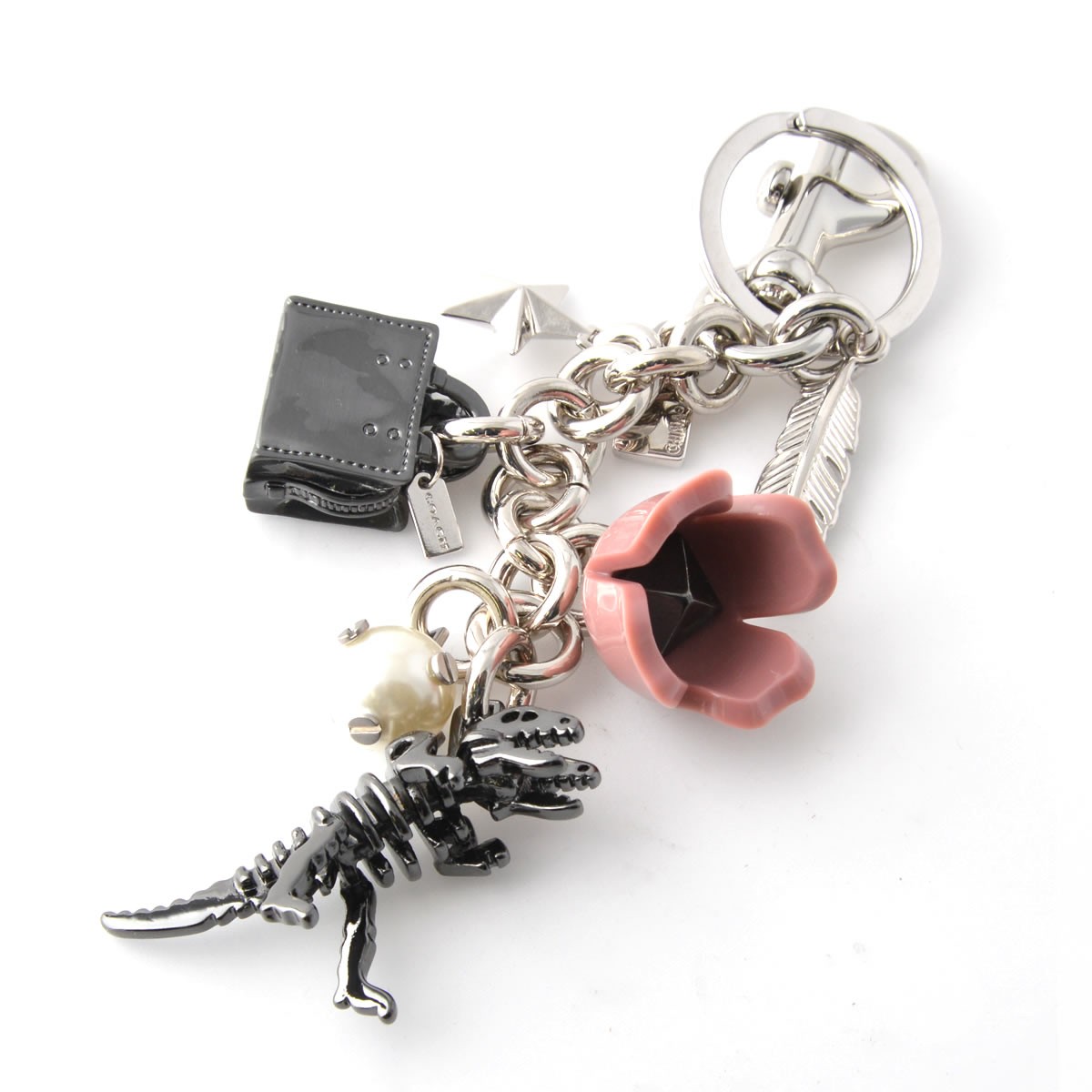 コーチ COACH 21388 Sv/Multicolor (SV/MC) コーチ アイコン ミックス バッグ チャーム ティーレックス