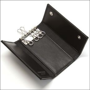 エンポリオアルマーニ  ロゴ織り メンズ 6連キーケース YEMG68 YCF04 88001