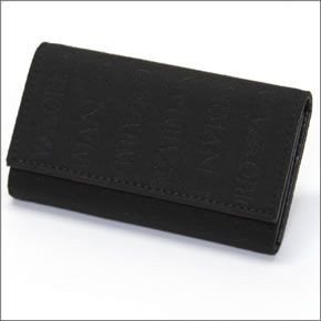 エンポリオアルマーニ  ロゴ織り メンズ 6連キーケース YEMG68 YCF04 88001