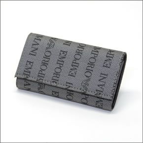 エンポリオアルマーニ  ロゴ織り メンズ 6連キーケース YEMG68 YCF04 86156