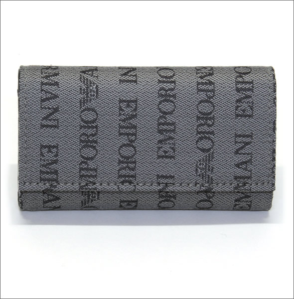 エンポリオアルマーニ  ロゴ織り メンズ 6連キーケース YEMG68 YCF04 86156