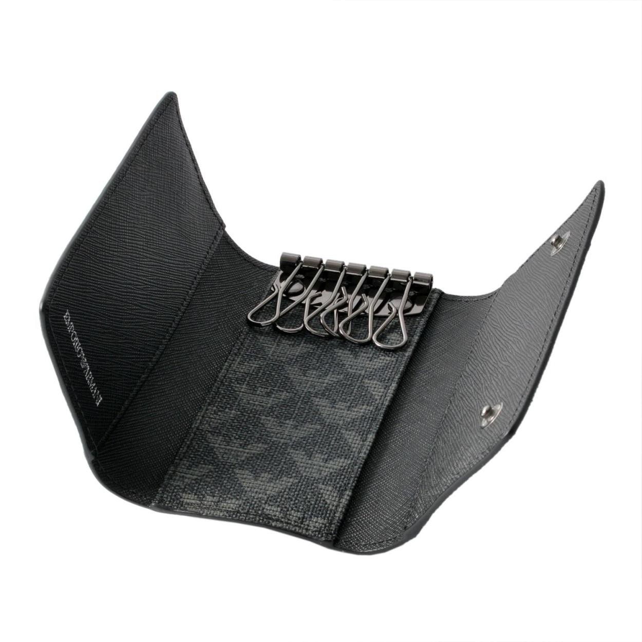 エンポリオアルマーニ EMPORIO ARMANI Y4R068 YO23J 86526 イーグルロゴ 6連キーケース