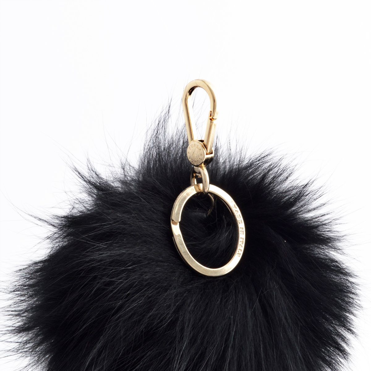フルラ FURLA 790215 RI89 PZ0 ONYX バッブル ファー キーリング バッグチャーム BUBBLE KEYRING PON PON MONOCOL
