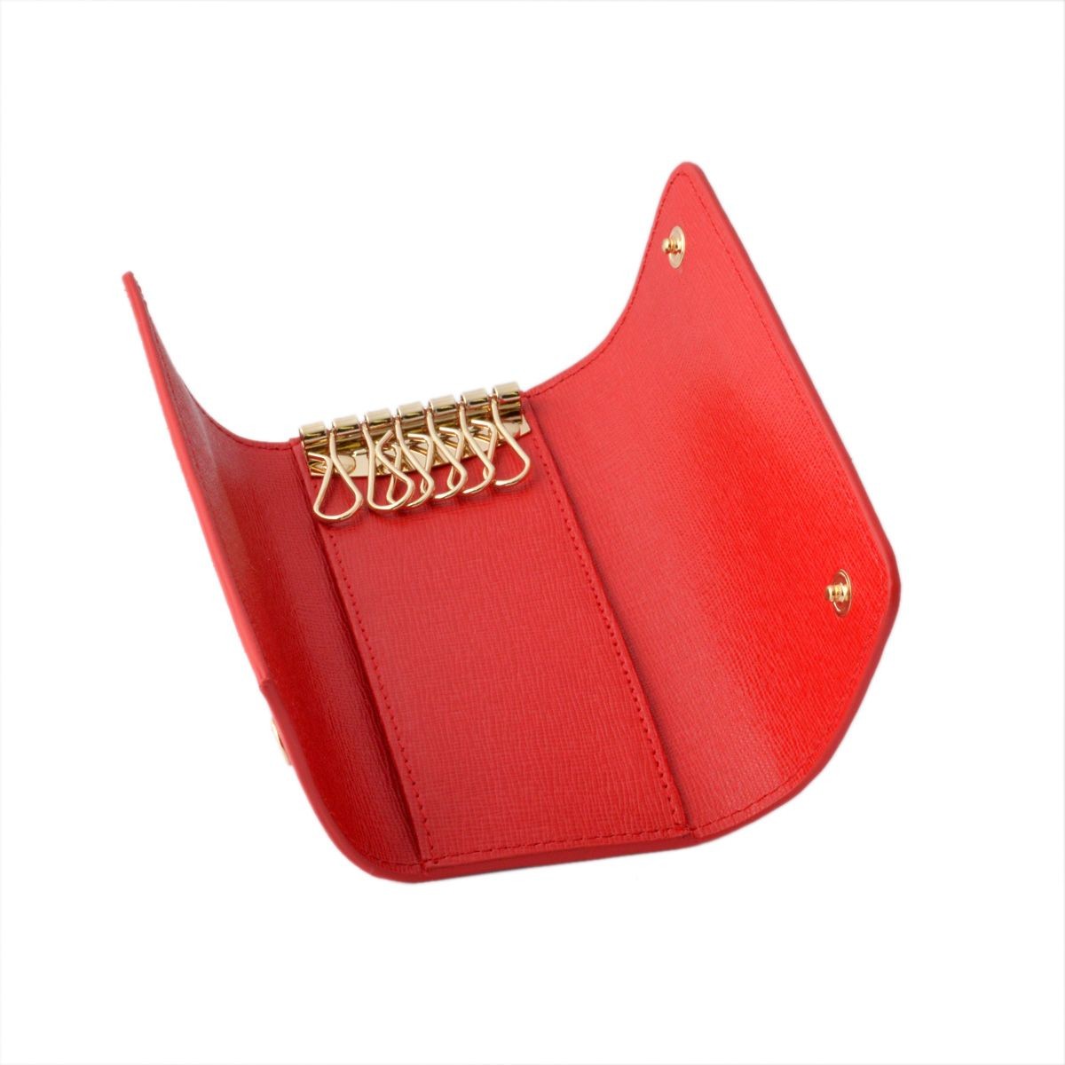 フルラ FURLA 828764 RJ09 B30 ROSSO バビロン 6連 キーケース BABYLON KEYCASE LUNGO