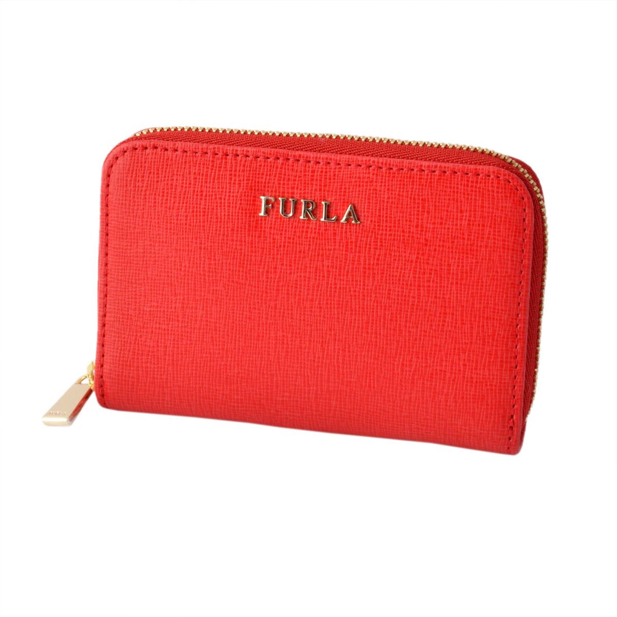 フルラ FURLA 828820 RI09 B30 ROSSO バビロン キーリング付 コインケース BABYLON KEYCASE ZIP AROUND